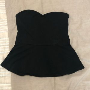 Express peplum tube top